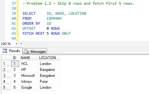 Select sql order