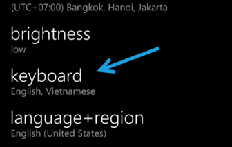 windows phone 8 keyboard