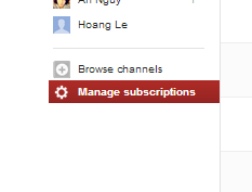 youtube manage subscriptions