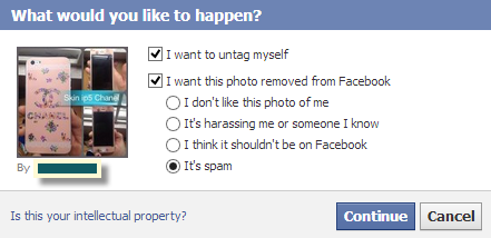 How to untag myself on facebook