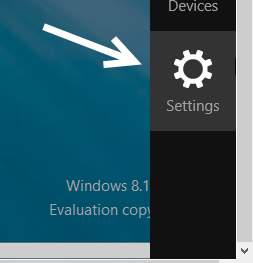 windows 8.1 settings