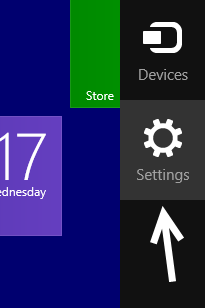 windows 8.1 settings