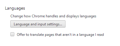 disable google translate in google chrome