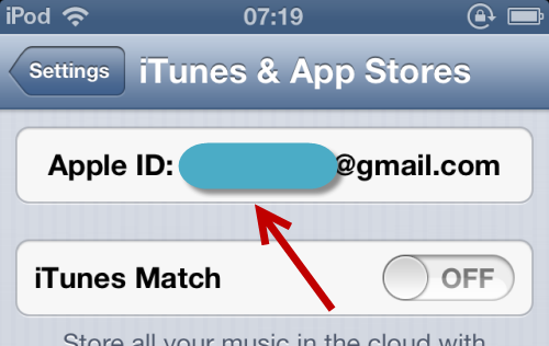 Apple ID settings