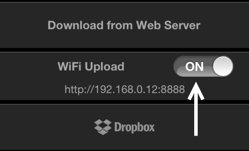 vlc wifi upload