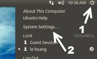 ubuntu settings
