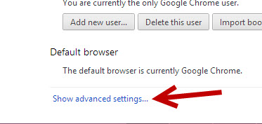 chrome advanced settings