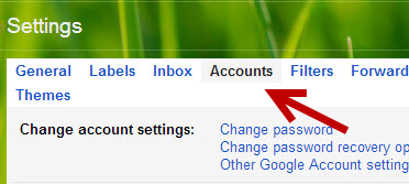 Gmail Accounts Settings