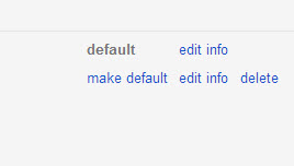 Set default Gmail address