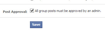 facebook group post approval