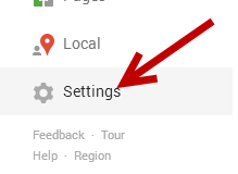Google Plus Settings