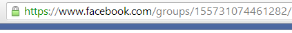 Facebook Group long url