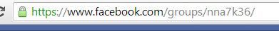 Facebook group custom url