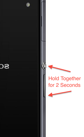 Sony Xperia Z1 How To Capture A Screenshot
