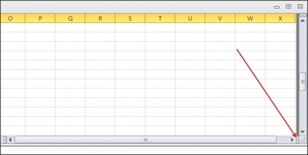 split window in excel