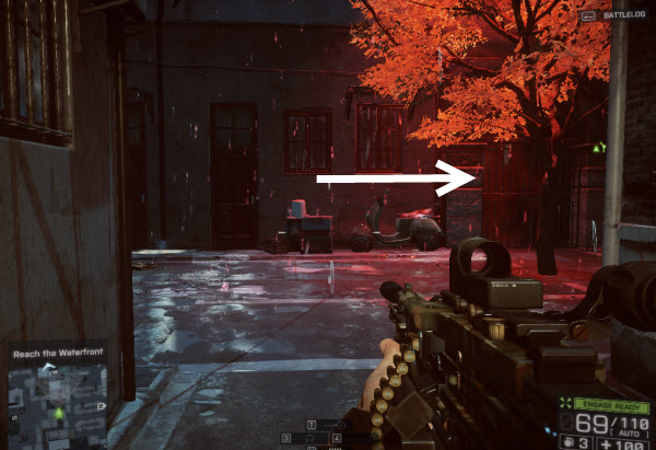 Dog Tag: Business Casual location in mission 2 BattleField 4