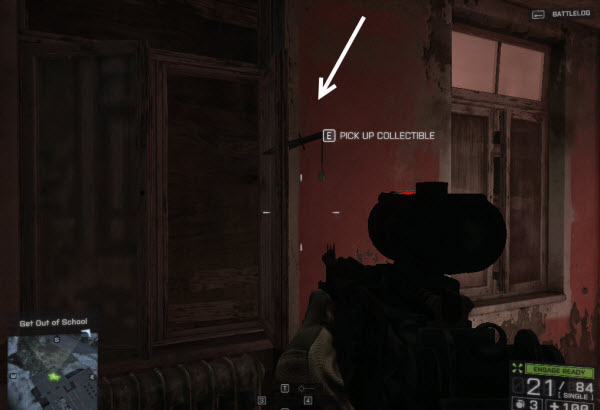 Dog Tag One Way location in mission 1 BattleField 4