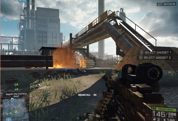 Weapon CBJ - MS location in mission 1 BattleField 4