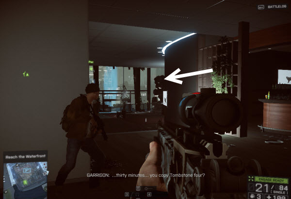 Weapon RFB location in mission 2 BatteField 4