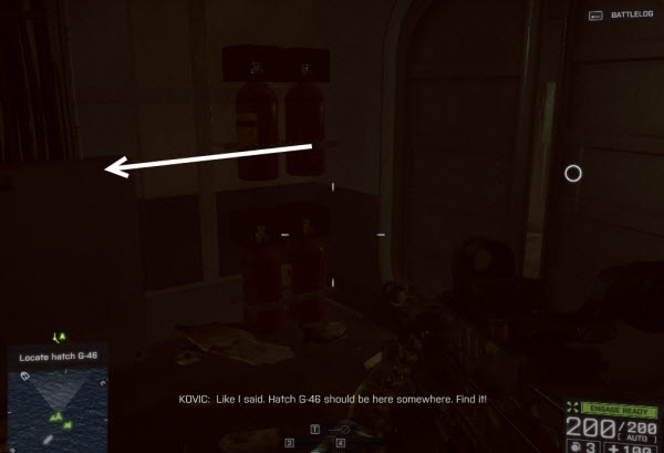 Weapon P90 location in mission 3 BattleField 4