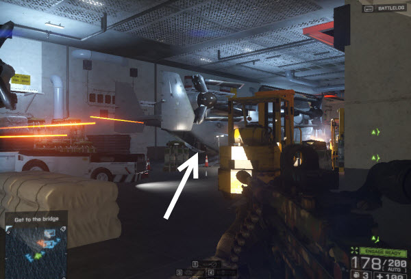 Weapon SPAS-12 location in mission 3 BattleField 4