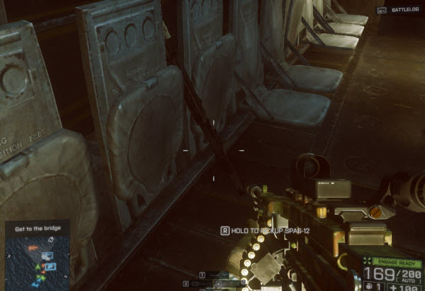 Weapon SPAS-12 location in mission 3 BattleField 4