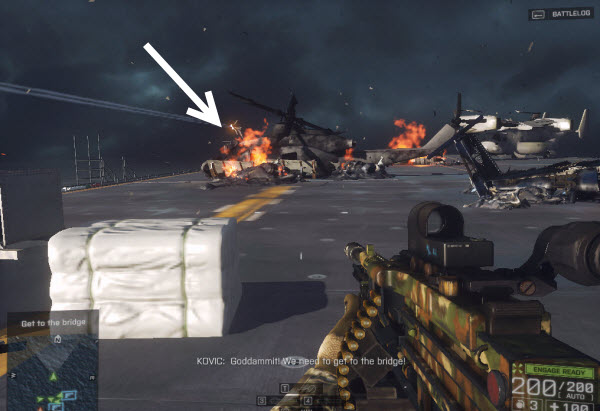 Dog Tag: Agent Kovic location in mission 3 BattleField 4