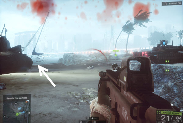 Dog Tag: Horizontal Rain location in mission 4 BattleField 4