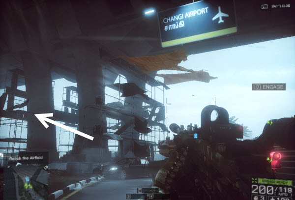 Weapon SCARH - SV location in mission 4 BattleField 4