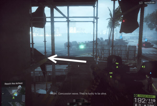 Weapon SCARH - SV location in mission 4 BattleField 4