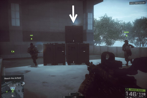 Weapon M240B location in mission 4 BattleField 4