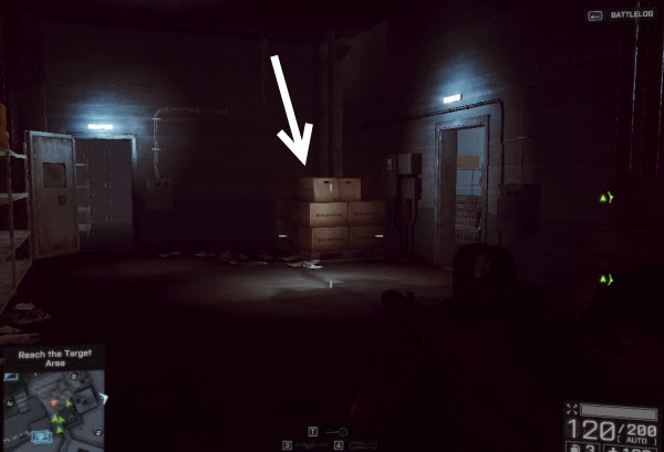 Weapon M16A4 location in mission 4 BattleField 4