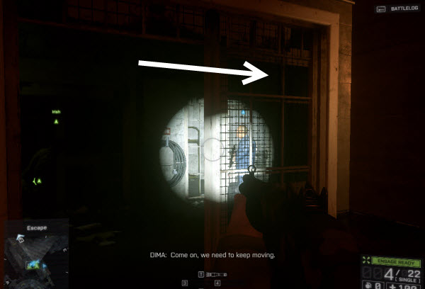 Dog Tag: Cage Fighter location in mission 5 BattleField 4