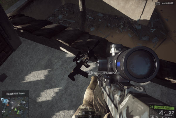 Weapon A 91 location in mission 6 BattleField 4