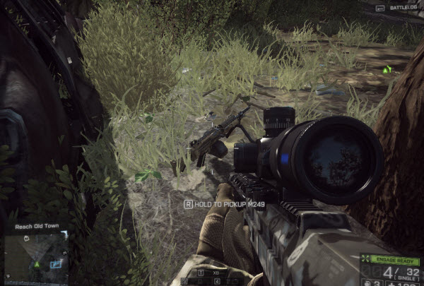 Weapon M249 location in mission 6 BattleField 4