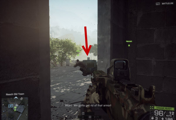 Weapon EAK - 971 location in mission 6 BattleField 4