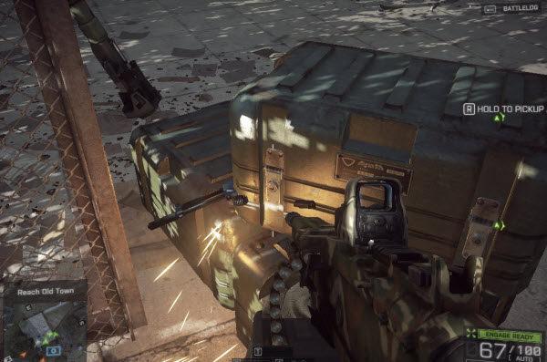 Weapon EAK - 971 location in mission 6 BattleField 4