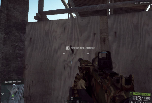 Dog Tag: Upstream Swimmer location in mission 6 BattleField 4