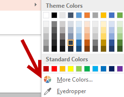 apply custom color to an object