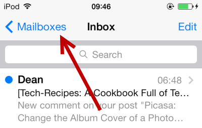 iOS 7 Mailboxes