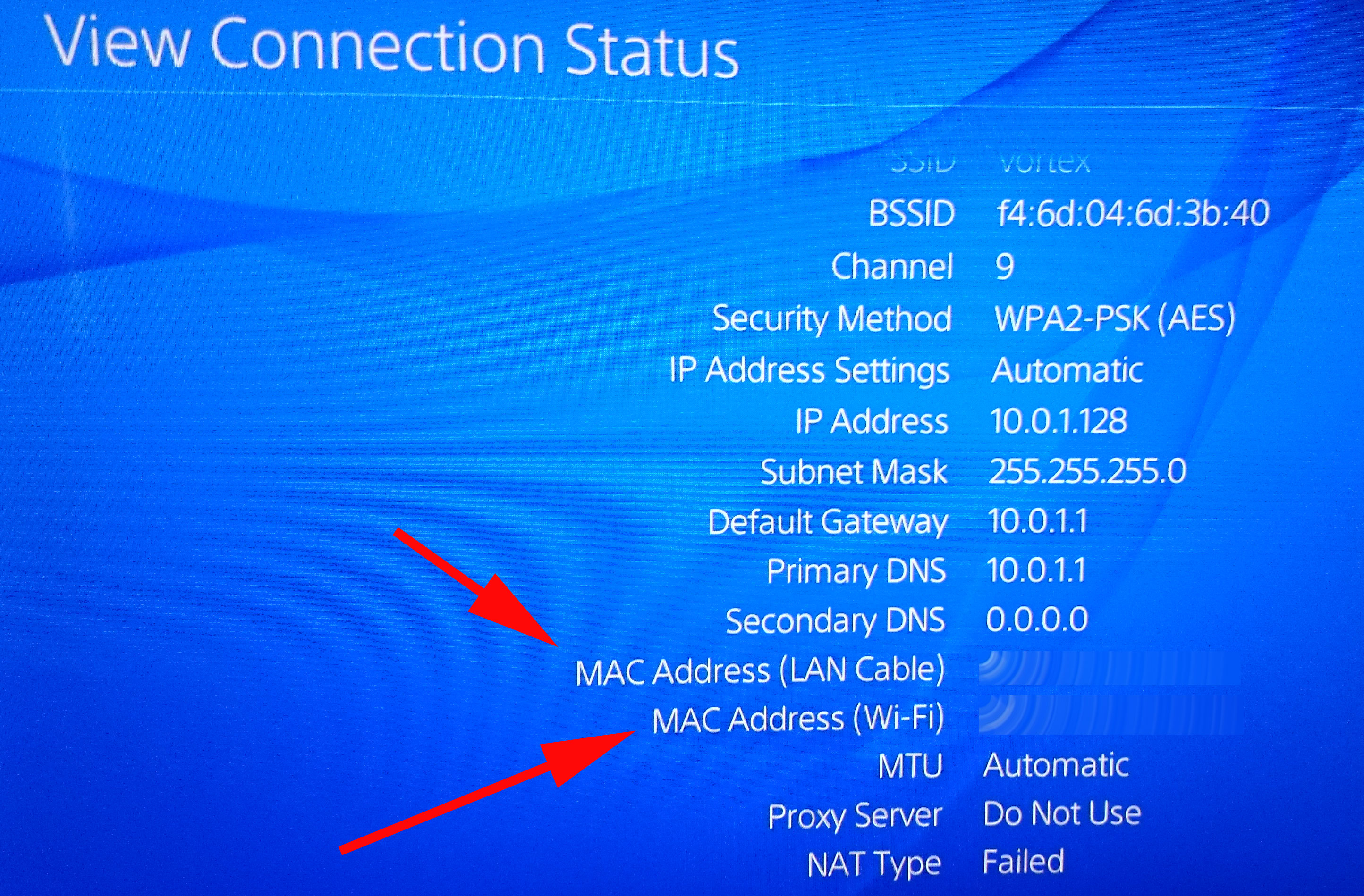 Ps4 mac address prefix