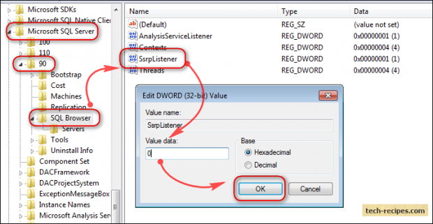 The SQL Server Browser service on Local Computer started and then stopped_1