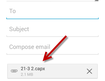 Attach any file type in Gmail Android