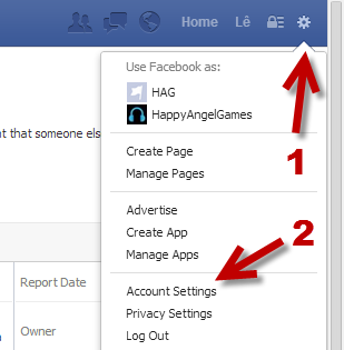 Facebook Account Settings