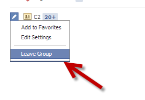 leave Facebook groups