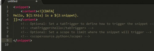 Sulbime Text Snippet 2