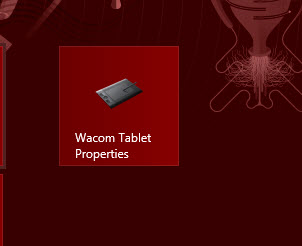 launch Wacom Tablet Properties