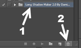 delete Photoshop actions