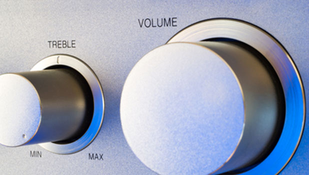 volume knob feature