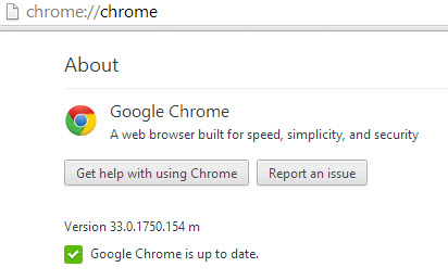 Update Google Chrome